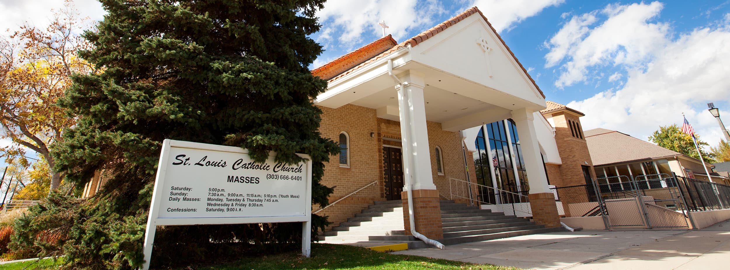 Saint Louis Catholic Church exterior